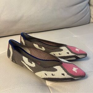 NWB Rothy's Knit moroccan rose the point sz 9W retired